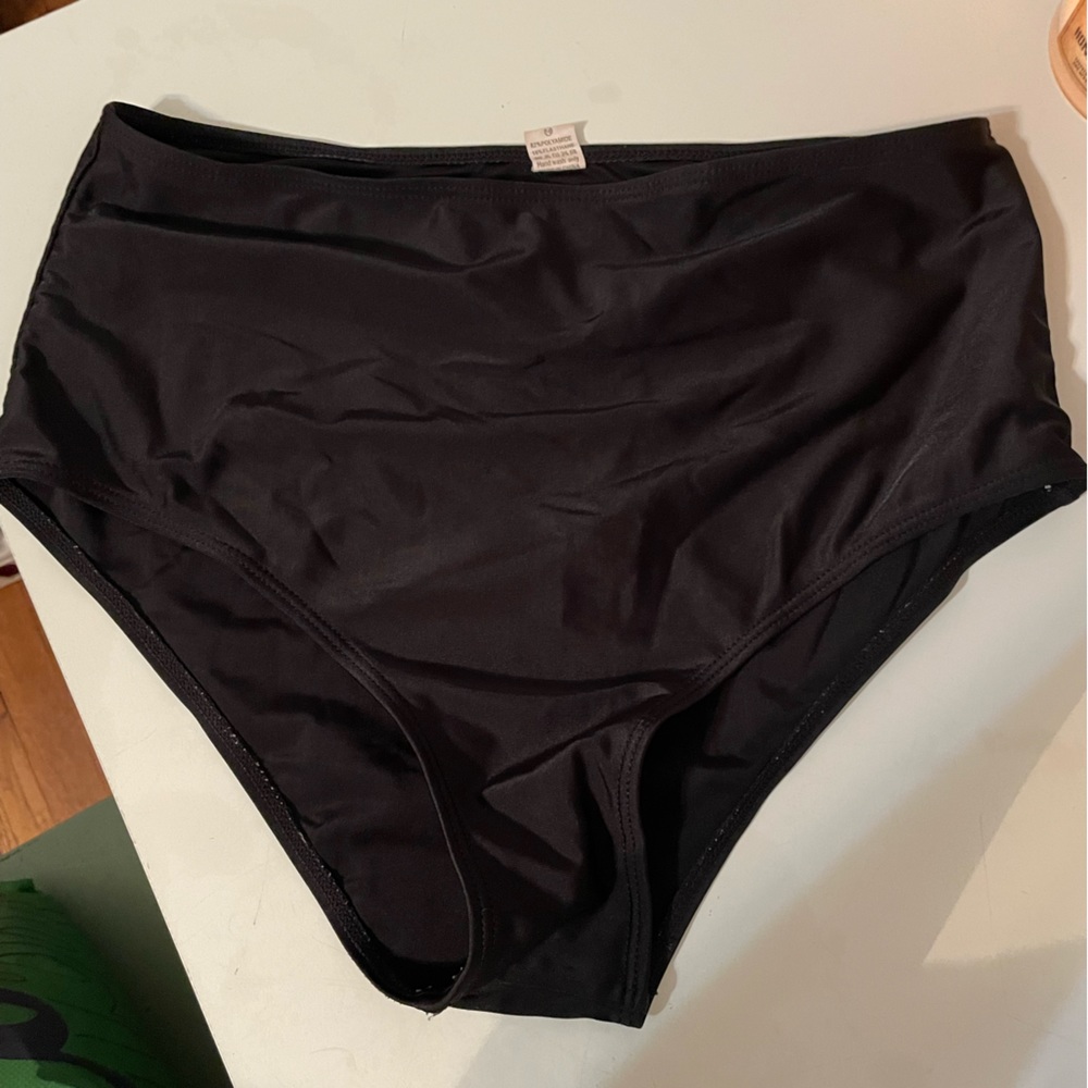 High waisted bathing suit bottoms
